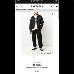 Off-White Diag Sweatpants